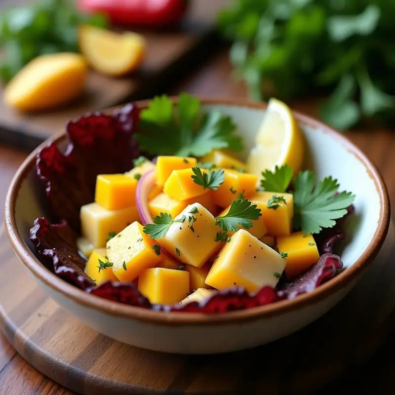 Ceviche de Dorada con Mango y Ají Amarillo: Receta Peruana Alta en Omega-3