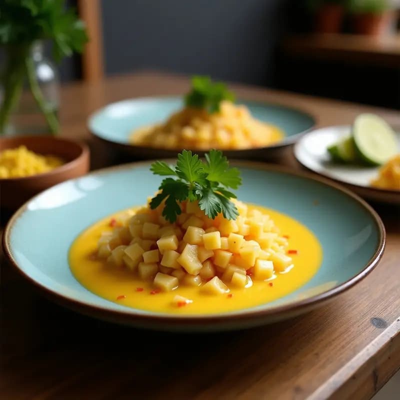 Ceviche de Dorado con Leche de Coco y Cilantro: Receta Costarricense sin Cocción
