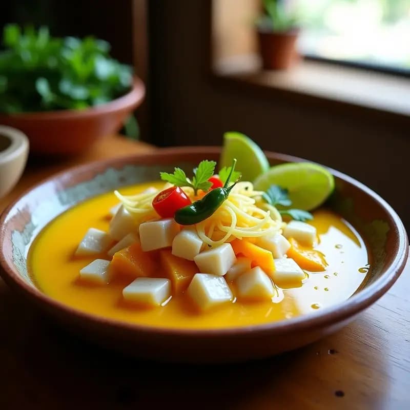 Ceviche de Dorfish con Leche de Tigre y Camote: Receta Peruana Fresca y Picante