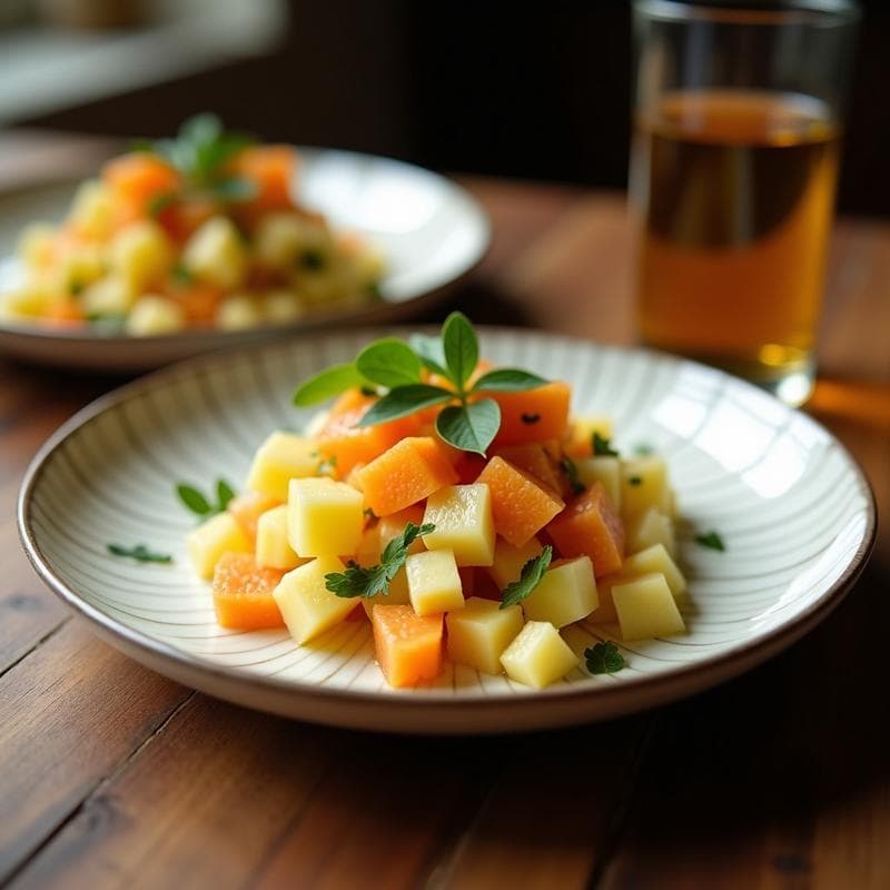Ceviche de Hearts of Palm con Leche de Coco y Cítricos: Receta Vegana Sin Pescado