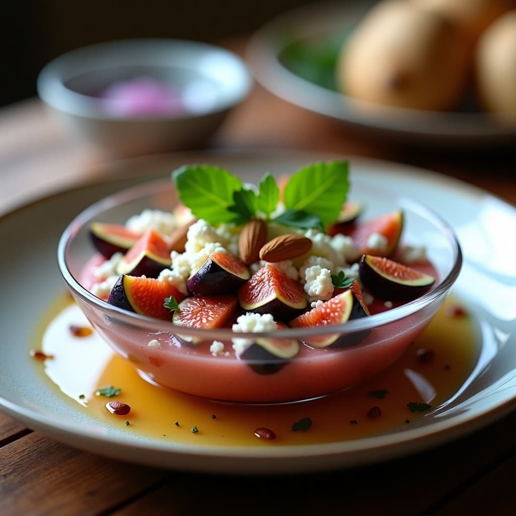 Ceviche de Higo y Queso de Cabra: Entrante Dulce-Salado con Toque Andaluz en 10 Minutos