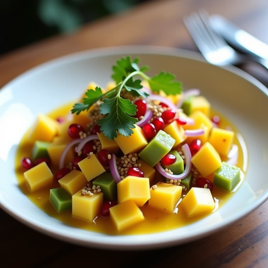 Ceiche de Higos Chumbos y Mango: Receta Peruana Vegana y Refrescante