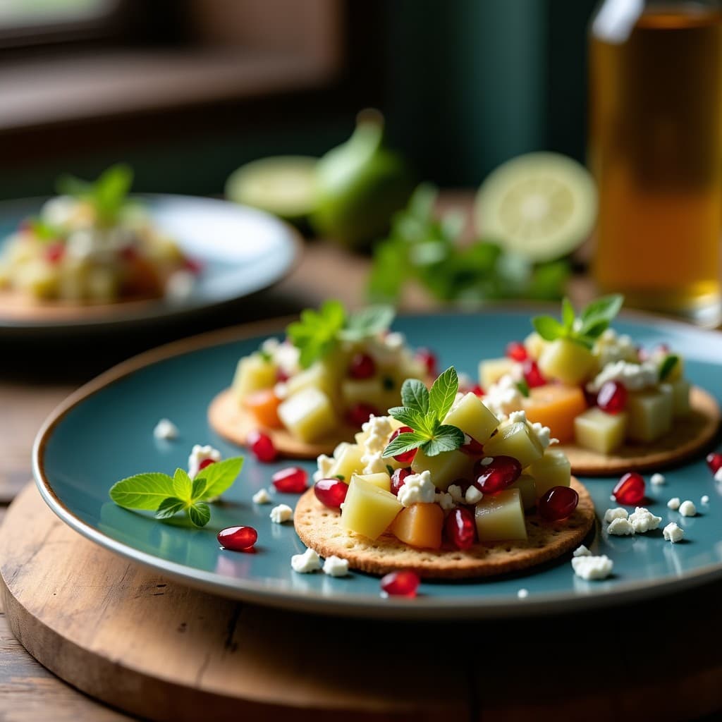 Ceviche de Higos Verdes y Queso Feta: Receta Mexicana Dulce-Salada Sin Cocción