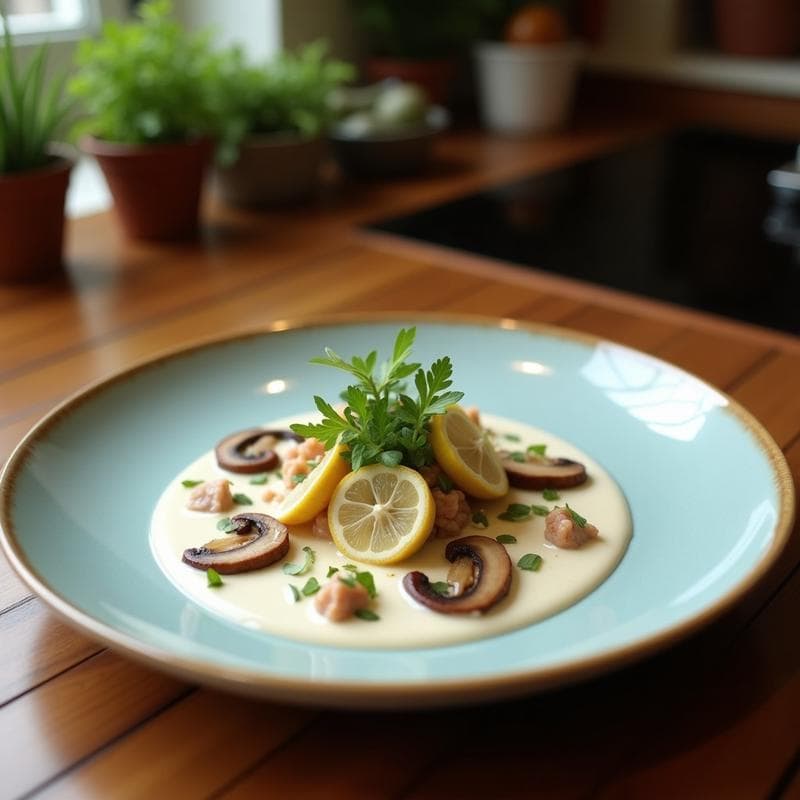 Ceviche de Hongos Ostra con Leche de Coco y Lima: Receta Vegana Peruano-Asiática
