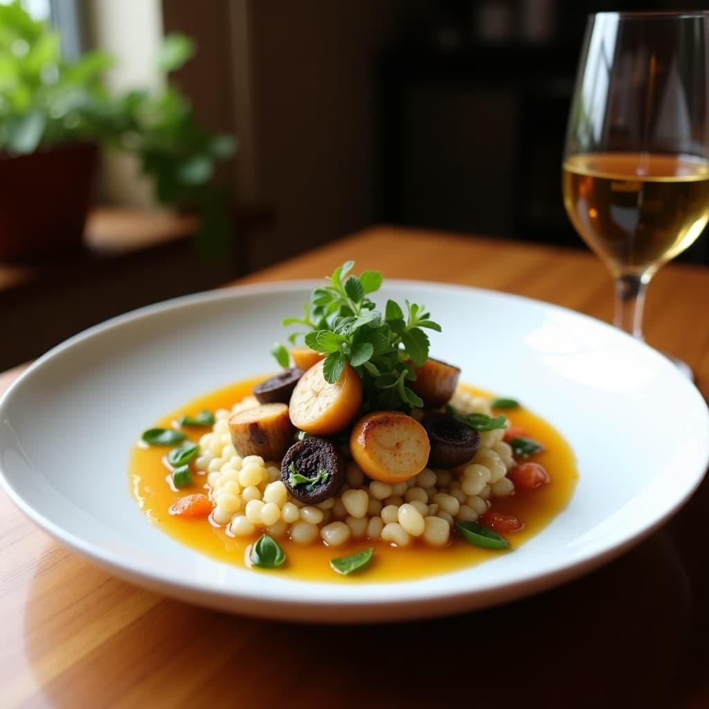 Ceviche de Hongos Portobello y Alcachofas con Vinagreta de Jengibre: Receta Vegana Peruana