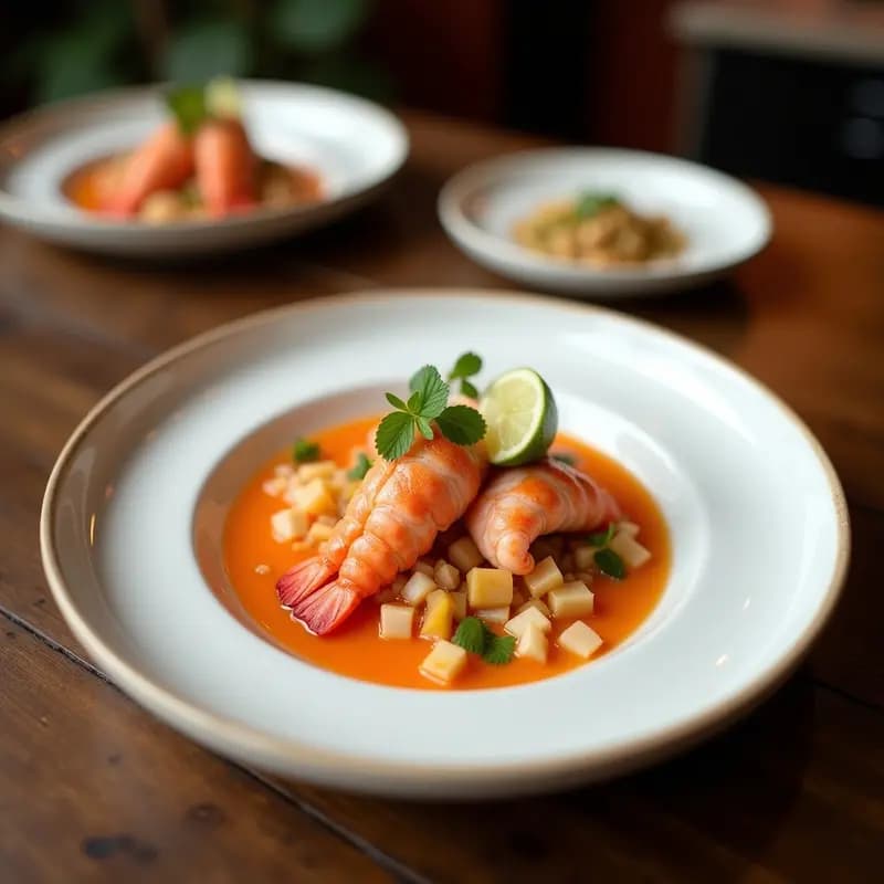 Ceviche de Langosta con Leche de Coco y Lima: Receta Caribeña Alta en Proteína
