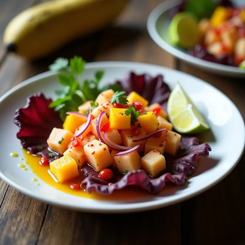 Ceviche de Langosta con Mango y Chile Habanero: Receta Peruana Premium y Sin Lactosa