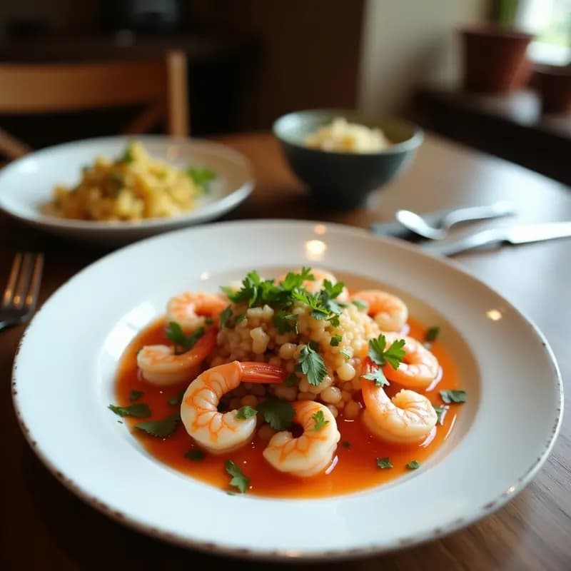 Ceviche de langostinos y Coco: Receta peruana sin pescado y en modo fresco