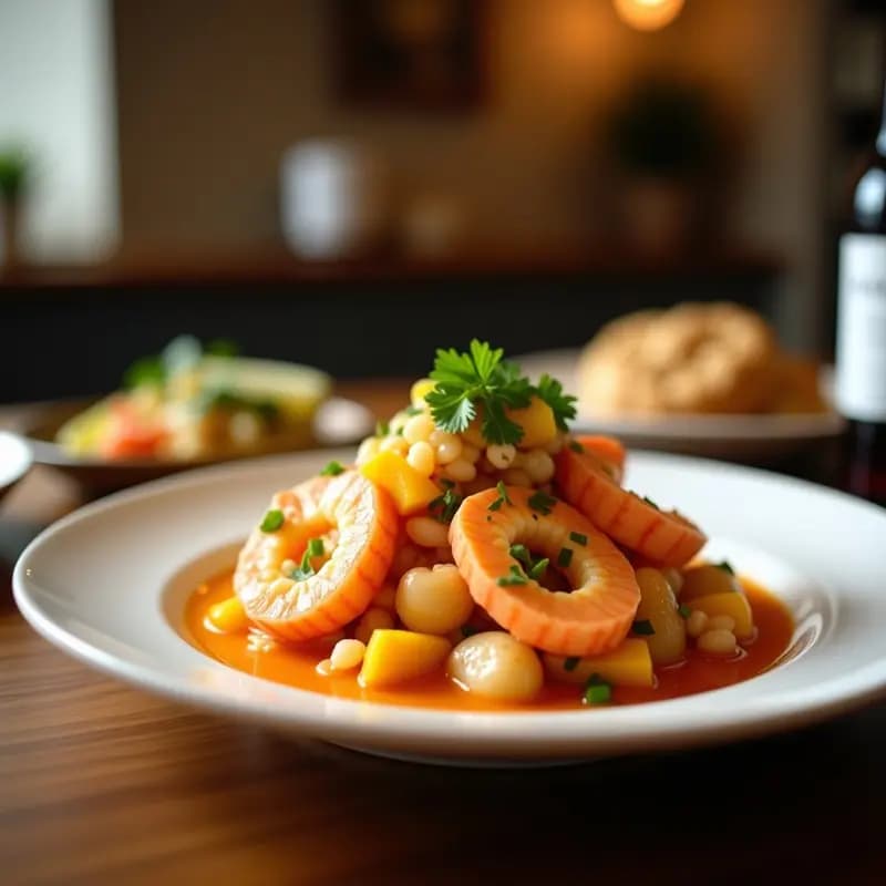 Ceiche de Langostinos al Mango y Cúrcuma: Receta Peruana Fresca y Antiinflamatoria