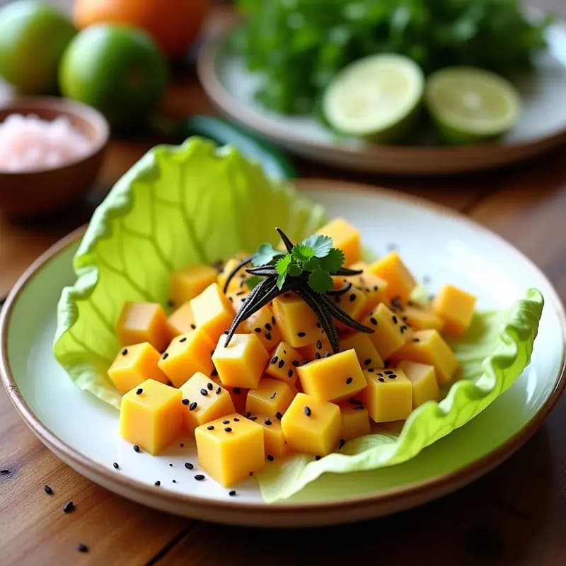Ceviche de Mango y Cucaracha de Mar: Receta Peruana Exótica y Refrescante