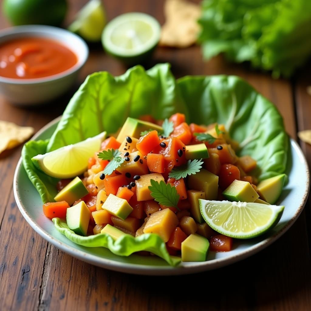Ceviche de Palmito y Aguacate con Salsa de Chile de Árbol: Receta Vegana y Sin Gluten