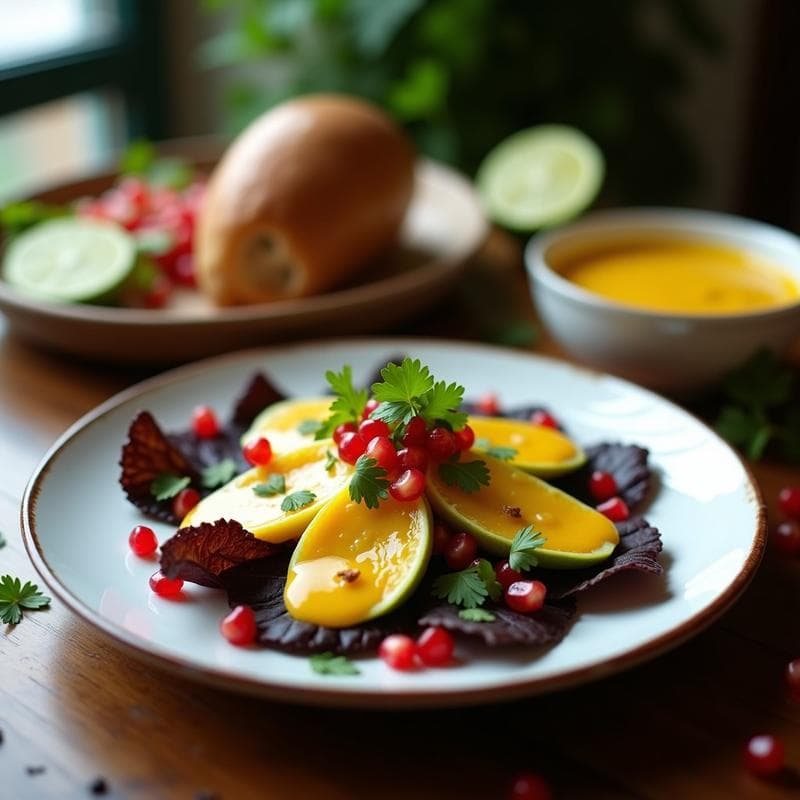 Ceiche de Palmito y Maracuyá con Salsa de Ají Amarillo: Receta Peruana Vegana Sin Cocción