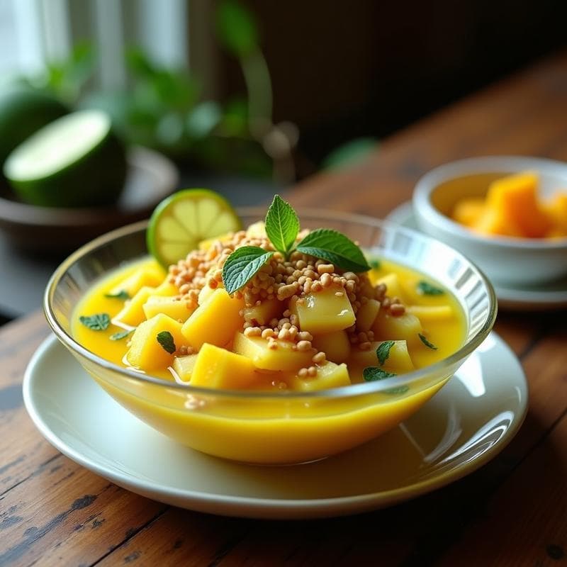 Ceviche de Palmito y Maracuyá: Receta Fusion Brasil-Peruana con Leche de Tigre de Frutas