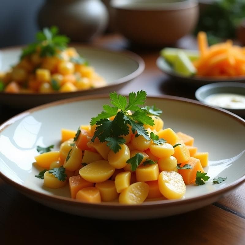 Ceviche de Palmito y Maracuyá con Leche de Coco y Cilantro: Receta Vegana Fusion en 10 Minutos