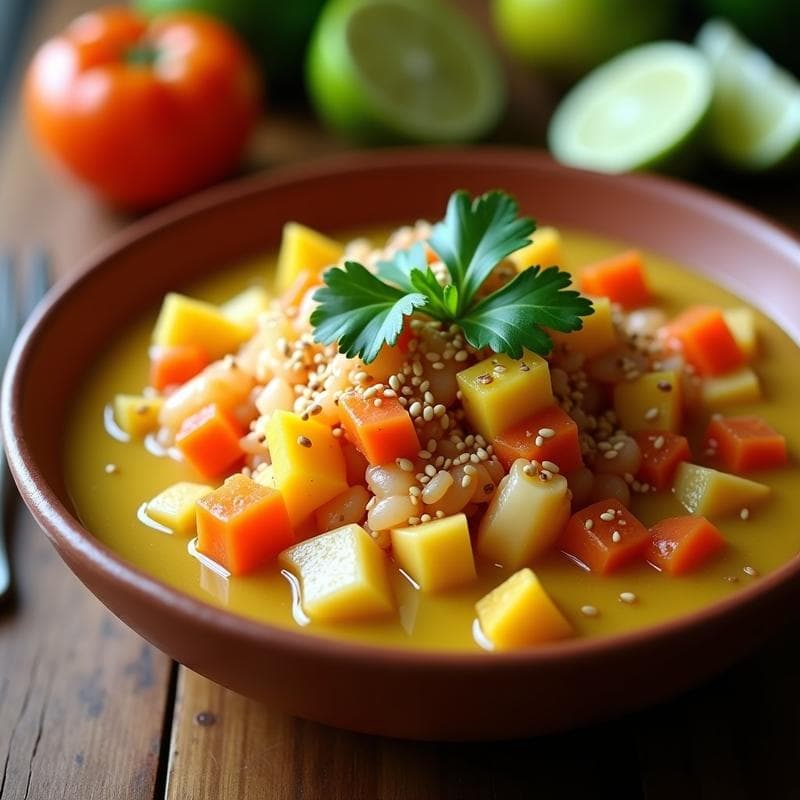 Ceiche de Palmito y Tomate de Árbol con Leche de Tiger’s Milk: Receta Amazonica Vegana en 10 Minutos