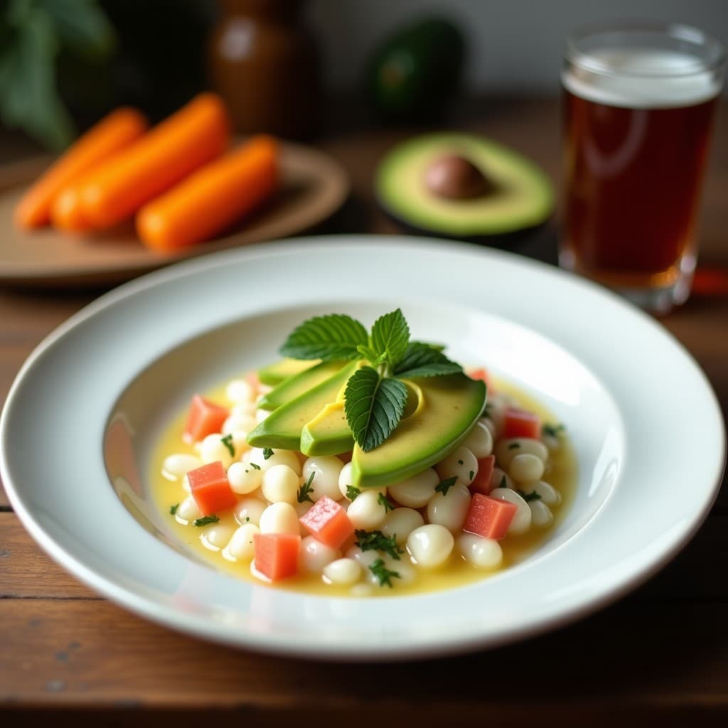 Ceviche de Palmitos y Aguacate con Leche de Coco: Receta Brasileña Vegana y Sin Mariscos