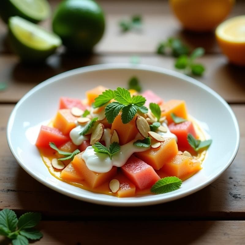 Ceviche de Palmitos y Cítricos con Salsa de Yogur: Receta Vegana y Refrescante
