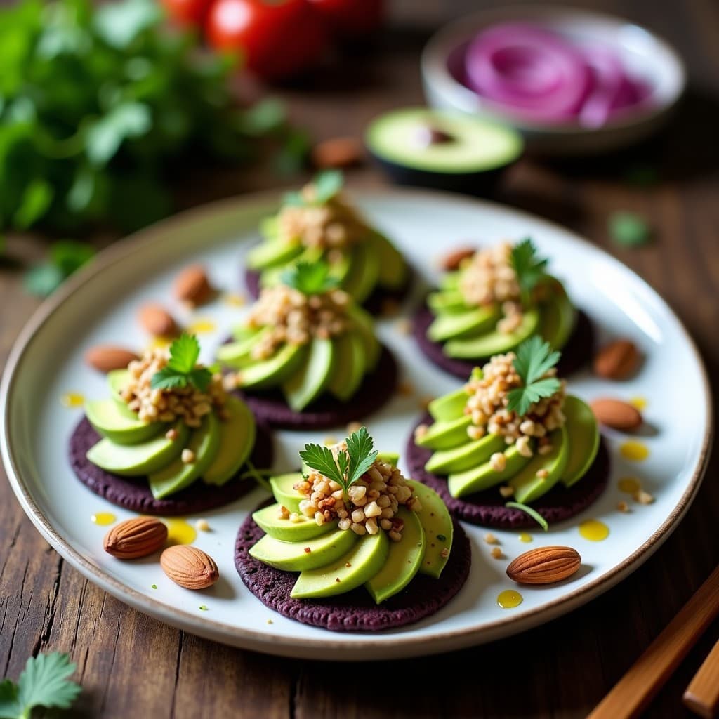Ceviche de Palta y Almendras con Lechuga de Mar: Receta Peruana Vegana y Crujiente