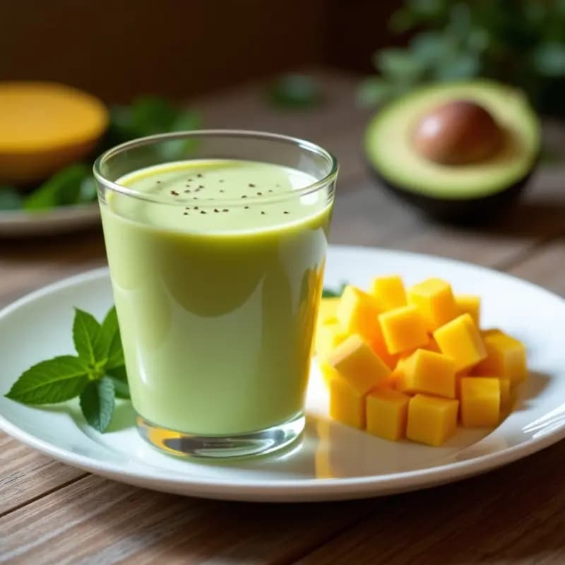 Ceapie de Palta y Mango con Leche de Coco: Receta Peruana Dulce y Cremosa