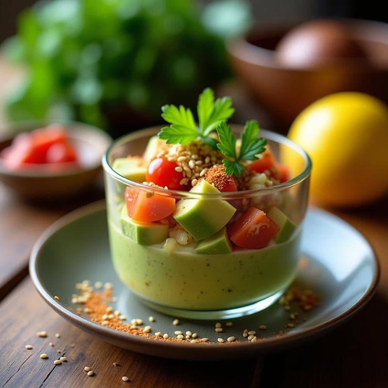 Ceviche de Palta y Marihuanilla: Receta Peruana Vegana con Toque Ahumado en 12 Minutos