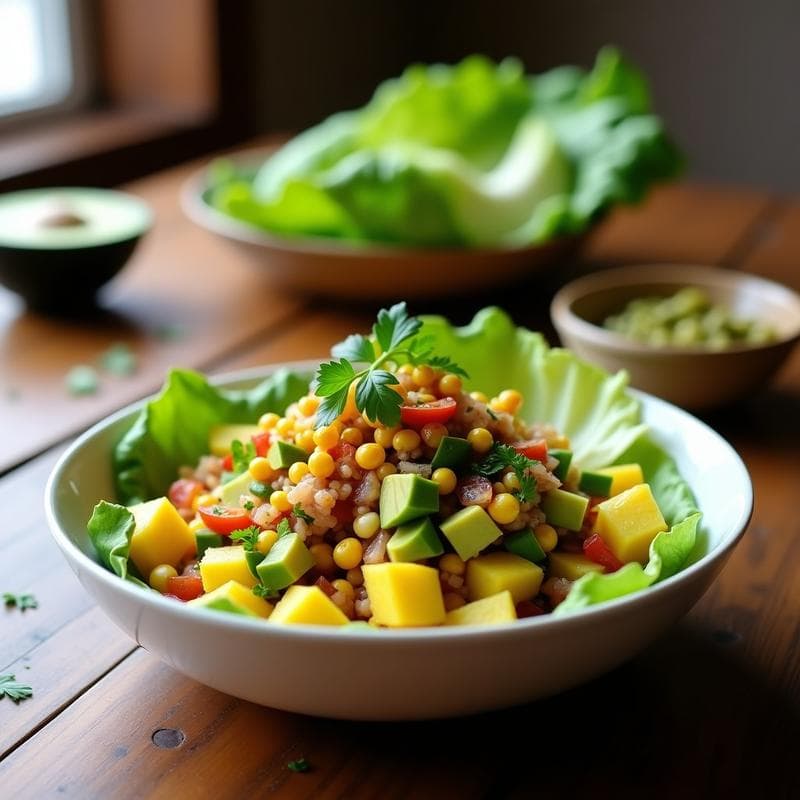 Ceiche de Palta y Tomate Verde con Granos de Maíz Tostado: Receta Peruana Sin Cocción