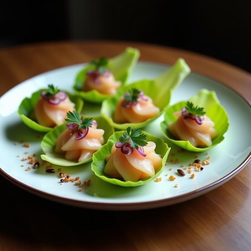 Ceviche de Pepino de Mar y Limón Yuzu: Receta Peruana-Japonesa Fusion Ultra Fresca