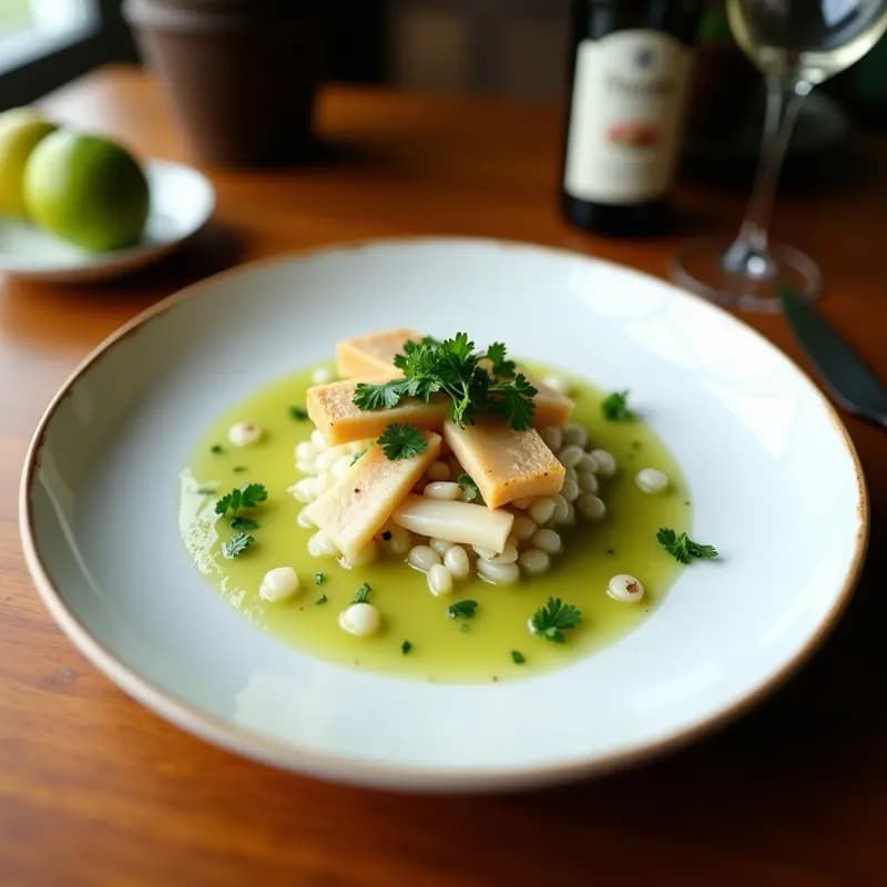 Ceviche Peruano de Lenguado: Receta Auténtica con Limón Verde en 15 Minutos