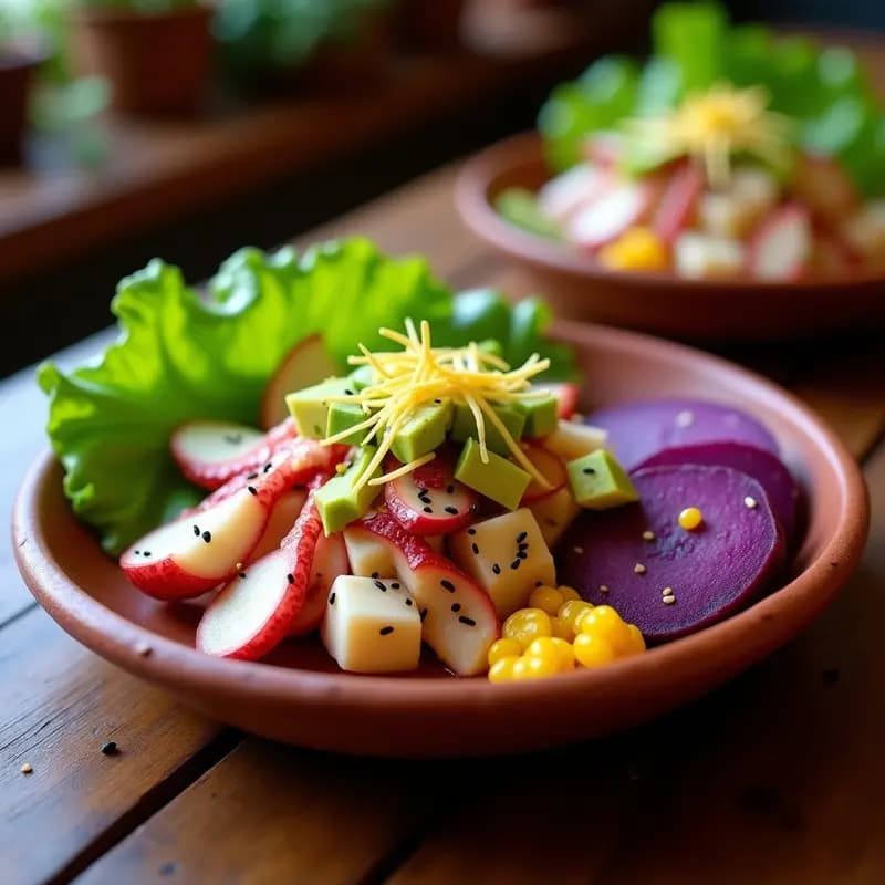 Ceviche de Pulpo con Lechuga y Aguacate: Receta Peruana con Toque de Limo