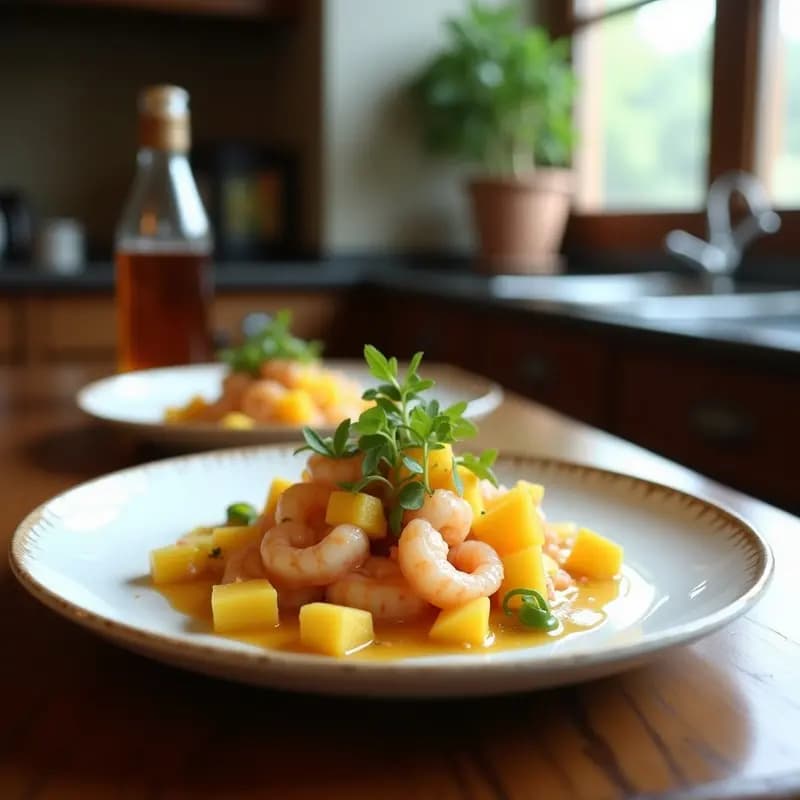 Ceviche de Pulpo y Mango: Receta Peruana Fresca y Ligera con Leche de Tigre