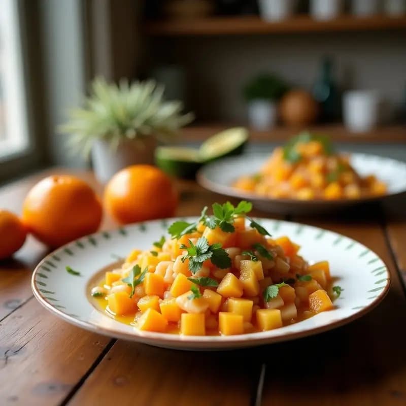 Ceviche de Remolacha y Naranja Sanguina: Receta Vegana Peruana Sin Pescado