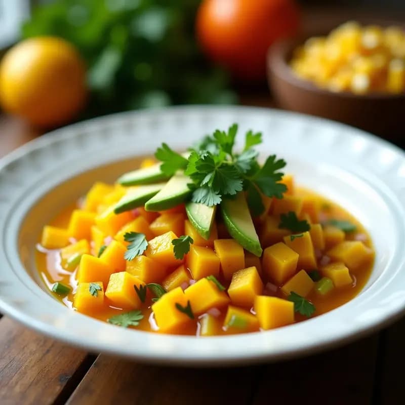 Ceviche de Remolacha Yellow y Cítricos: Receta Vegana y Crudivegana con Toque Perú-Ecuatoriano