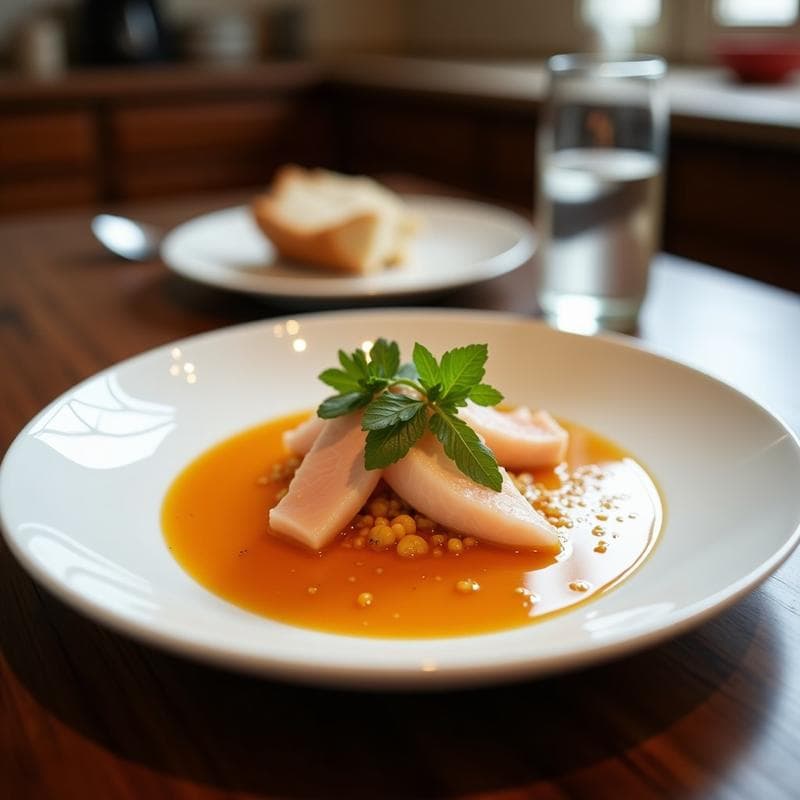 Ceviche de Salmón Ahumado y Leche de Tigre de Maracuyá: Receta Peruana Sin Cocción