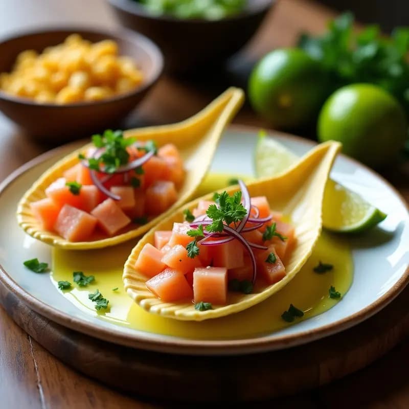 Ceiche de Salmón con Lime y Coyuntina de Marvin: Receta Peruana Gourmet en 15 Minutos