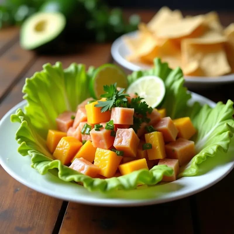 Ceviche de Salmón con Mango y Jalapeño: Receta Mexicana con Toque Picante en 15 Minutos