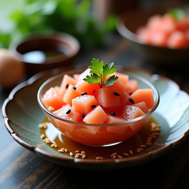 Ceviche de salmón y pomelo rosa: Receta peruanojaponesa con leches de tigre cítricas