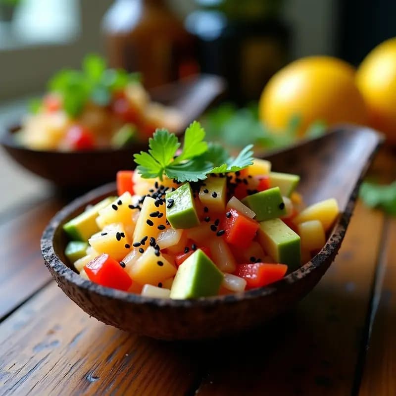 Ceviche Vegano de Coruña: Receta de Algas Marinadas con Leche de Tigre en 15 Minutos