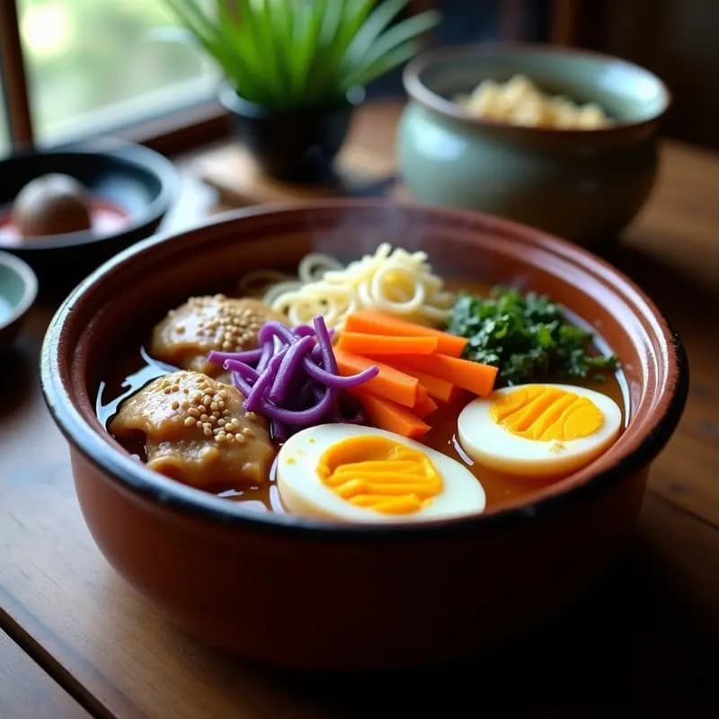 Chanko Nabe de Pollo y UDON: Estofado Japonés de Luchadores en Olla Lenta