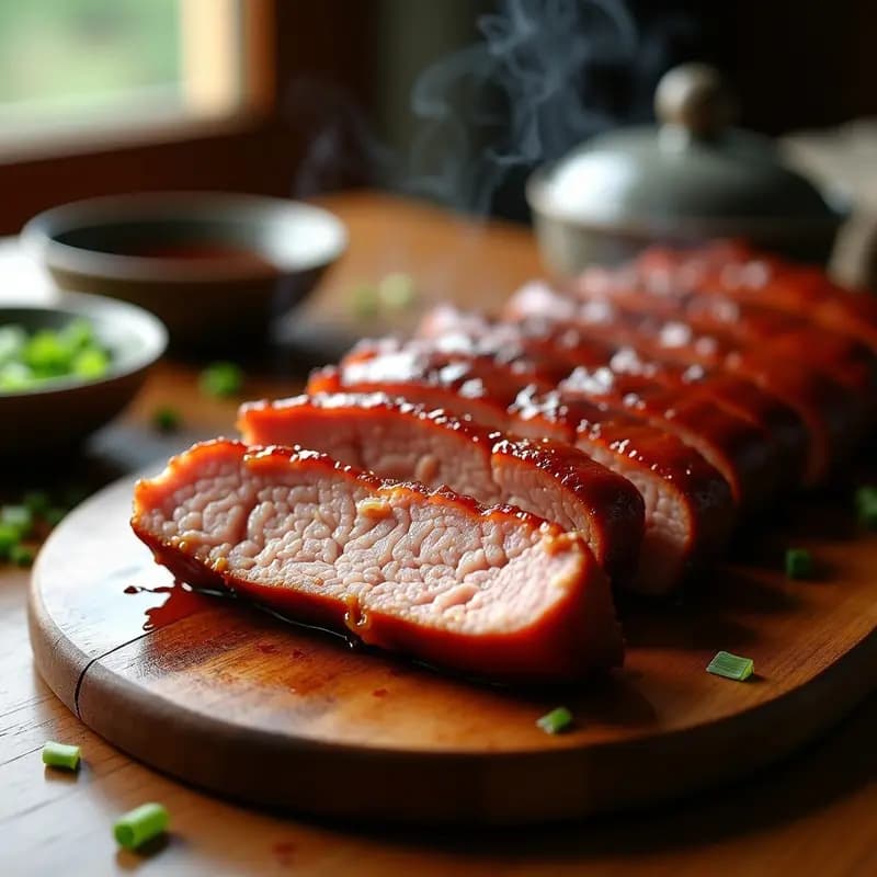 Char Siu de Cerdo con Glaseado de Miel y Cinco Especias: Receta China en Horno
