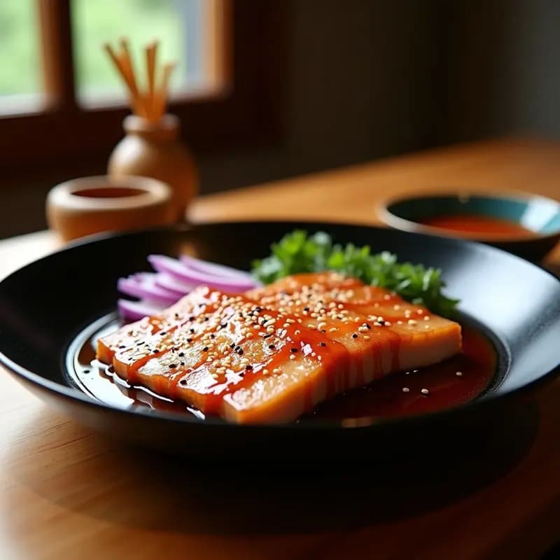 Chasiu de Cerdo al Estilo Ramen con Salsa Teriyaki: Receta Japonesa en Olla Lenta