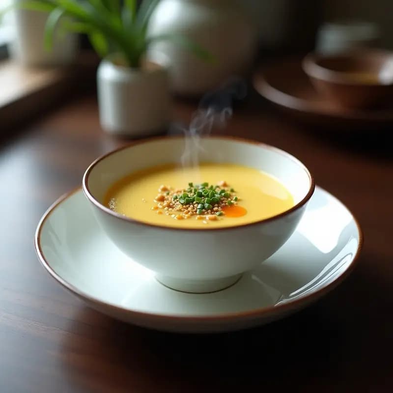 Chawanmushi de Champiñones y Ginseng: Receta Japonesa al Vapor en Taza