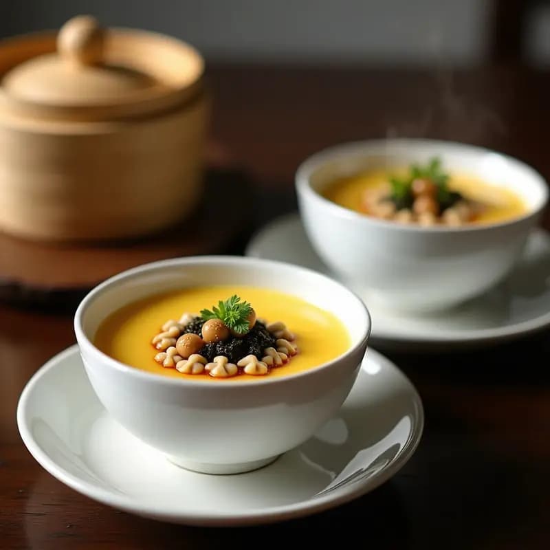 Chawanmushi de Hongos Shiitake y Gingko: Receta Japonesa en Taza Sin Gluten