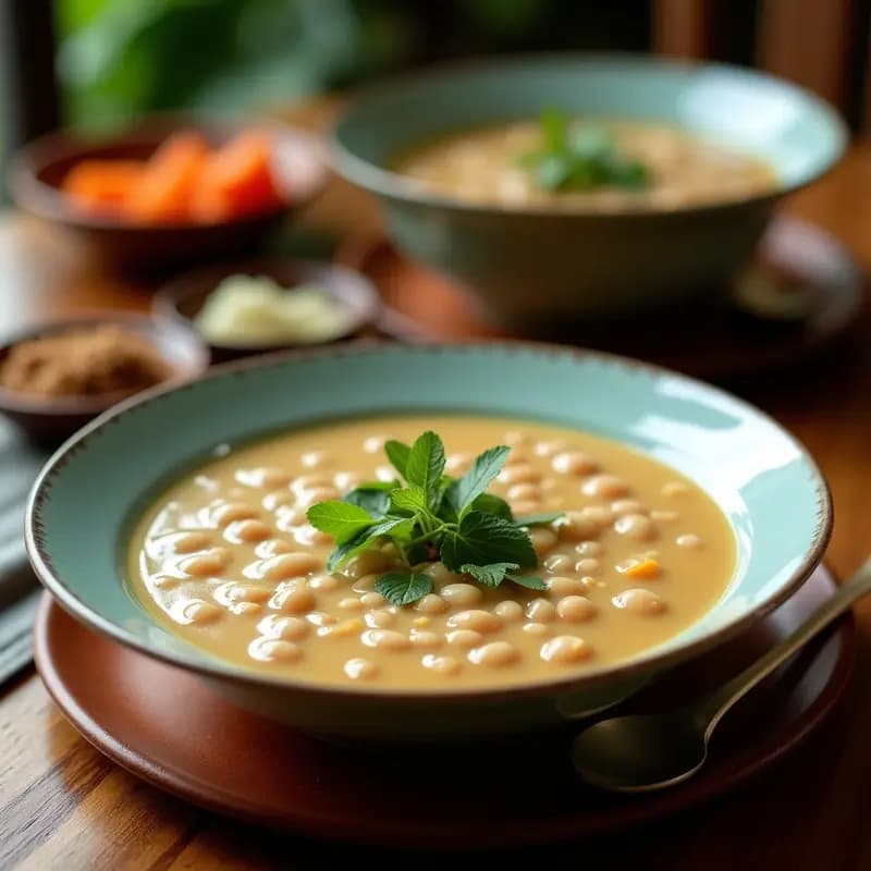 Chè Vietnamita de Frijoles Mung y Coco: Postre Fresco y Vegano para Verano