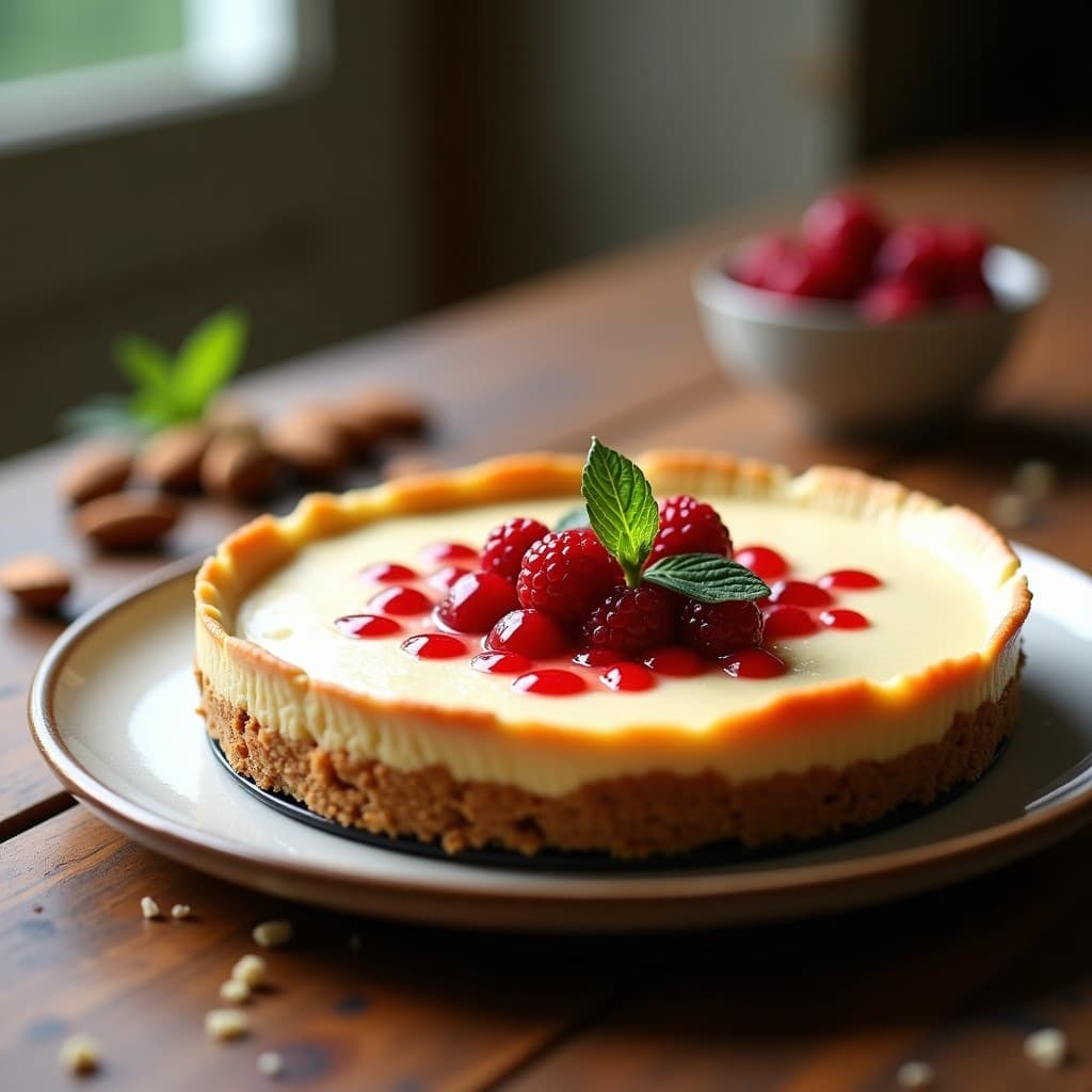 Cheesecake de Queso de Anacardo y Moras de Goji: Postre Raw Sin Horno y Sin Azúcar