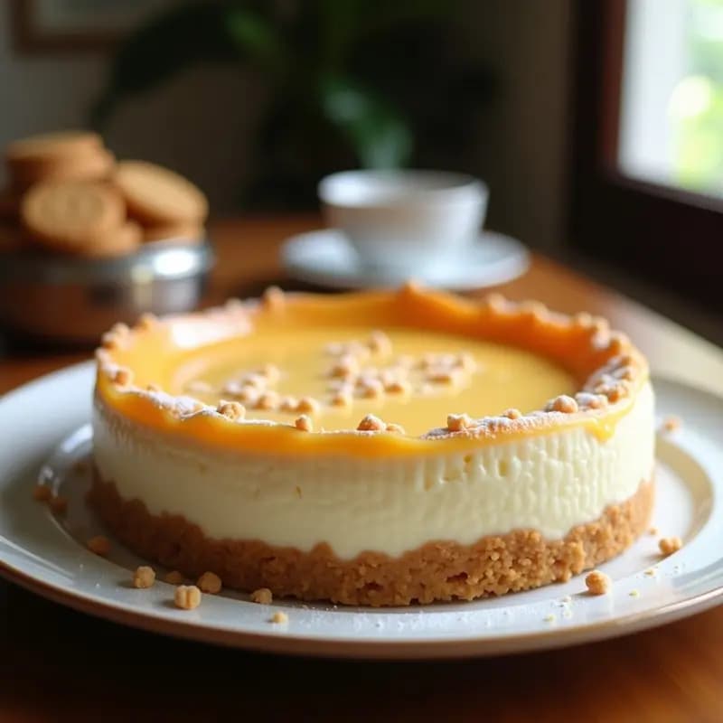 Cheesecake de Arequipe y Galletas María: Postre Colombiano Sin Horno y Ultra Cremoso