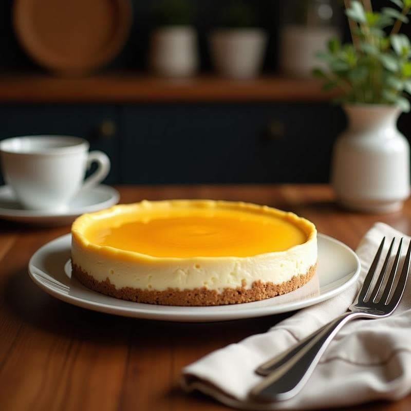 Cheesecake de Cúrcuma y Jengibre: Postre Antiinflamatorio Sin Horno y Sin Azúcar