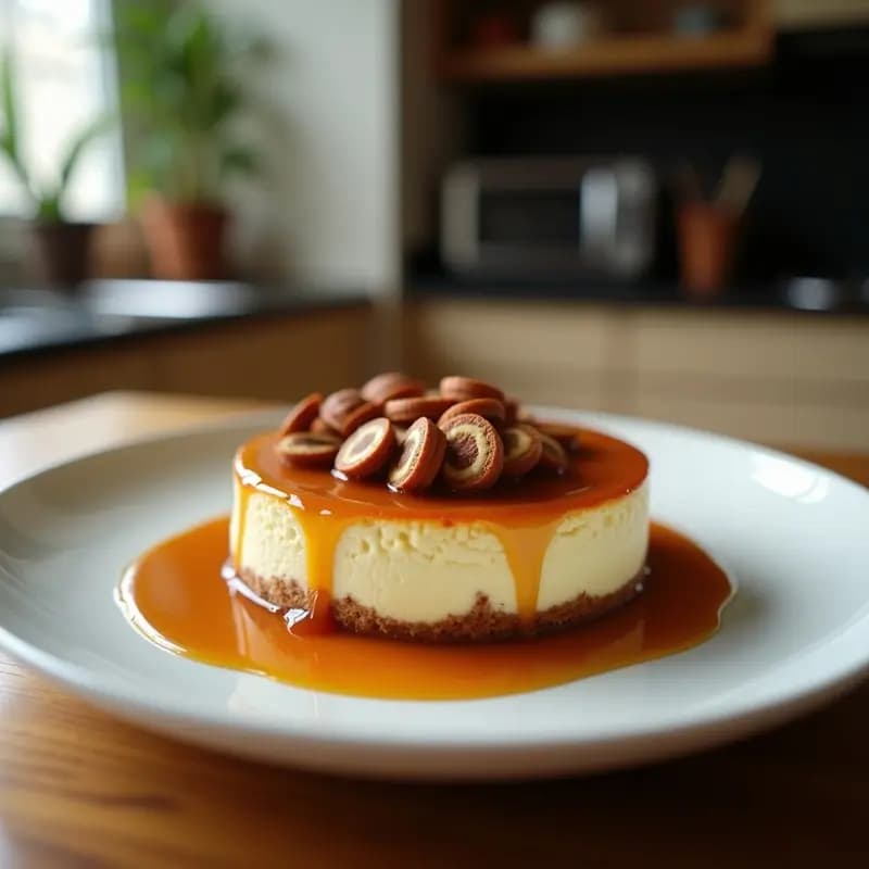 Cheesecake Frito con Salsa de Caramelo y Trozos de Snickers: Postre Crujiente que Adicta