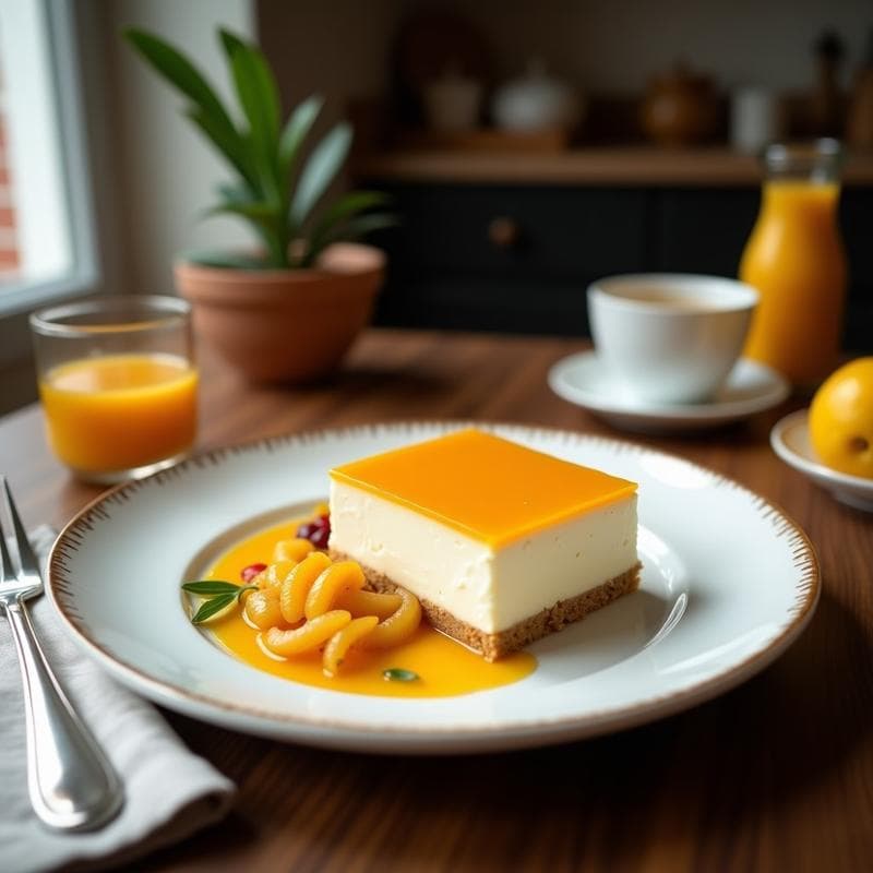 Cheesecake de Maracuyá y Coco: Postre Sin Horno y Sin Azúcar con Base de Anacardos