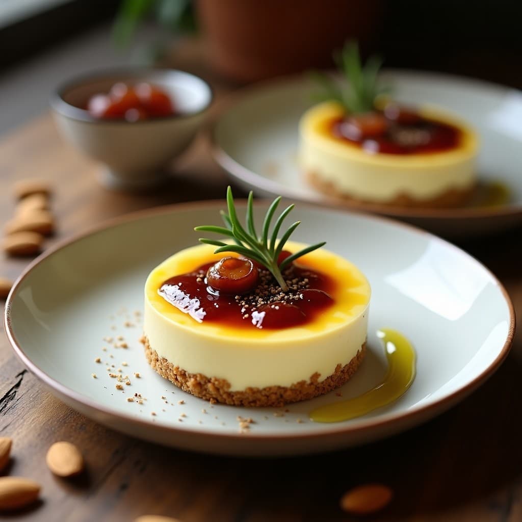 Cheesecake de Queso de Cabra y Mermelada de Cebolla Caramelizada: Postre Salado Keto Sin Horno