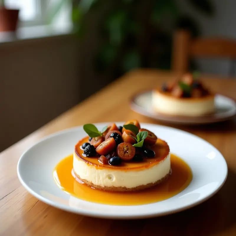 Cheesecake de Queso de Cabuñá y Moras Andinas: Postre Colombiano Sin Horno con Base de Galletas de Maíz