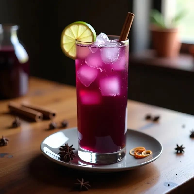 Chicha Morada con Clavo y Canela: Bebida Peruana Antioxidante y Sin Alcohol